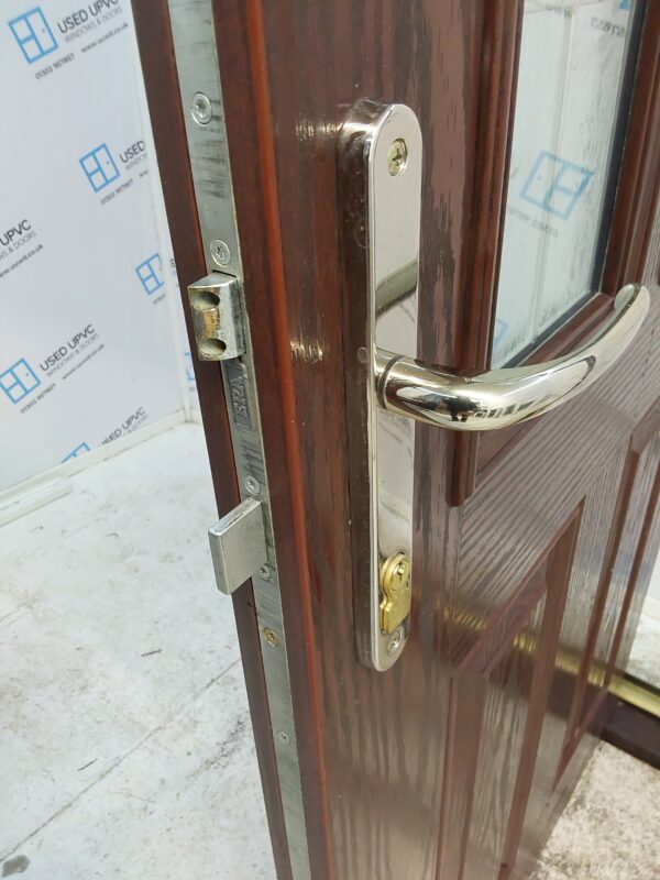 Used Rosewood Composite Door 930mm x 2090mm (outwards opening) 0431 - Image 6