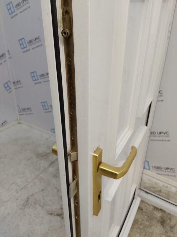 Used White Upvc Back Door 890mm x 2010mm 0226 - Image 6