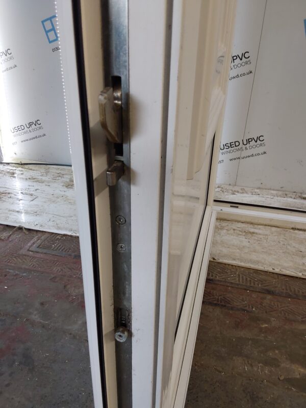 Used White Upvc Front Door And Toplight 980mm x 2540mm (reduce to 950mm) 0403 - Image 6