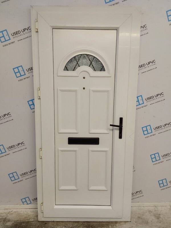 Used White Upvc Front Door 945mm x 2050mm 0050 - Image 2