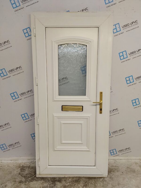 Used White Upvc Front Door 925mm x 2020mm 0030 - Image 2