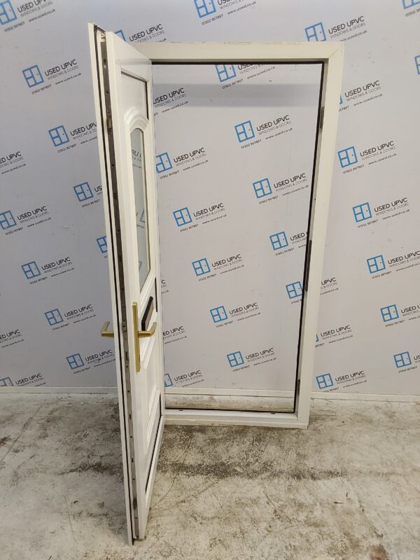 Used White Upvc Front Door 925mm x 2020mm 0030 - Image 3