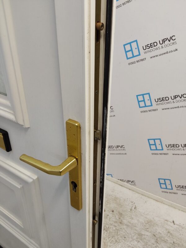 Used White Upvc Front Door 975mm x 2130mm 0066 - Image 11