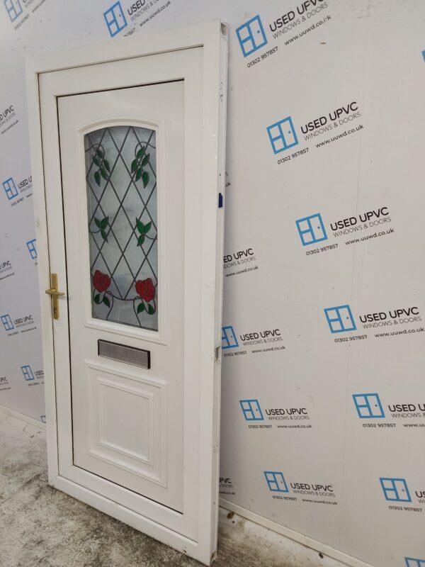 Used White Upvc Front Door 970mm x 2045mm C6041 - Image 6