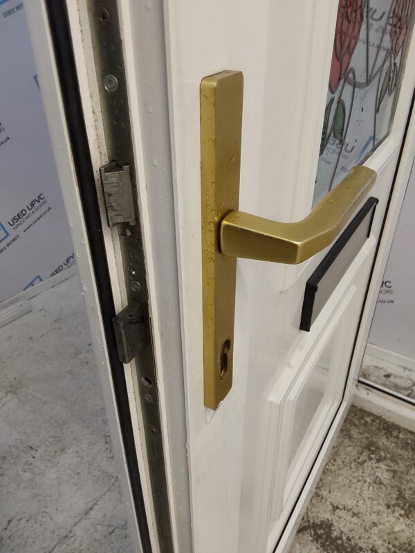 Used White Upvc Front Door 970mm x 2045mm C6041 - Image 12