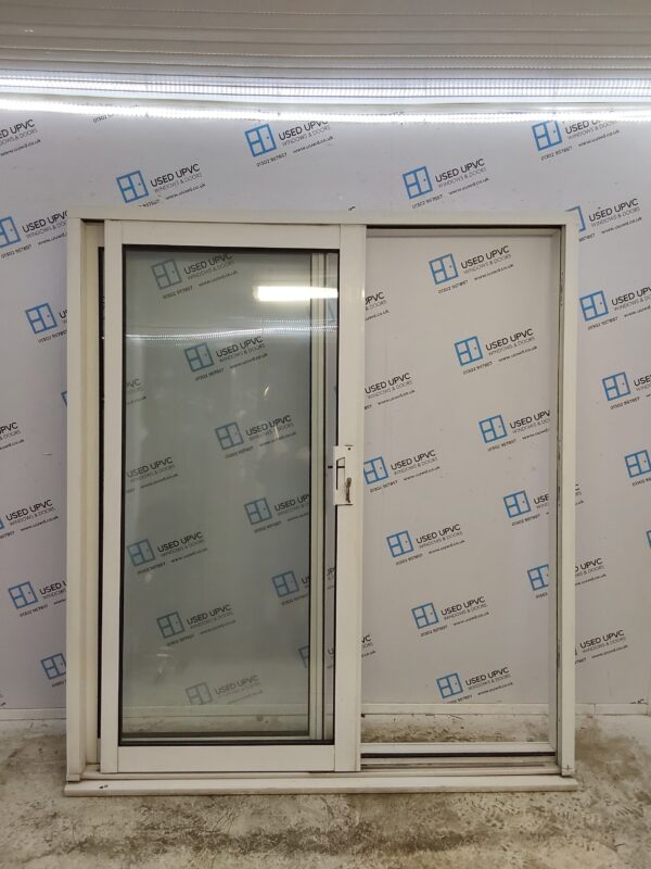 Used White Upvc Sliding Patio Doors 1805mm x 2040mm EA2 - Image 2