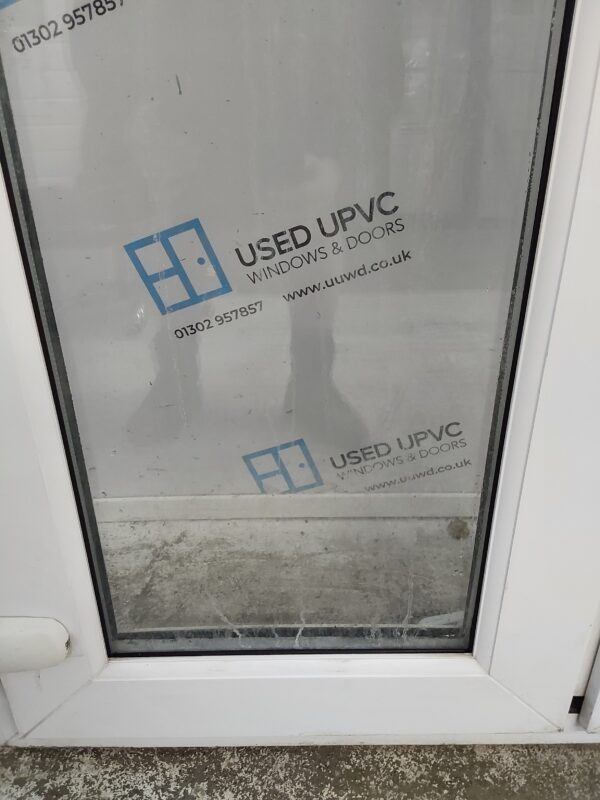 Used White Upvc French Doors 1195mm x 2125mm EA10 - Image 8