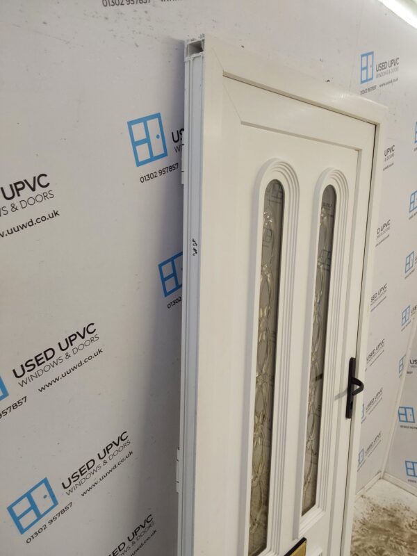 Used White Upvc Front Door 940mm x 2035mm C7D067 - Image 9