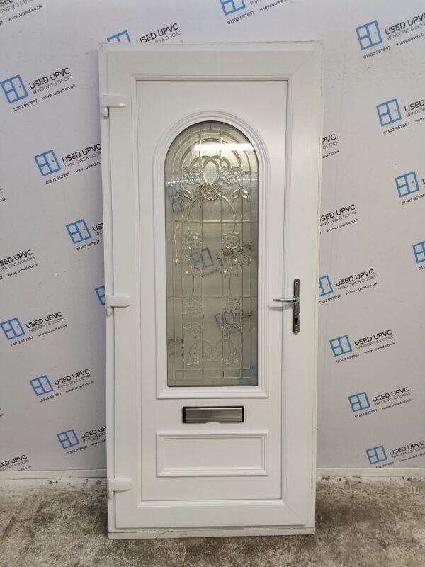 Used White Upvc Front Door 930mm x 2140mm 0364 - Image 2