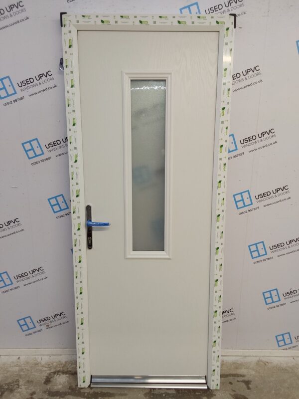 Brand New White Composite Door 810mm x 1970mm C1ND78