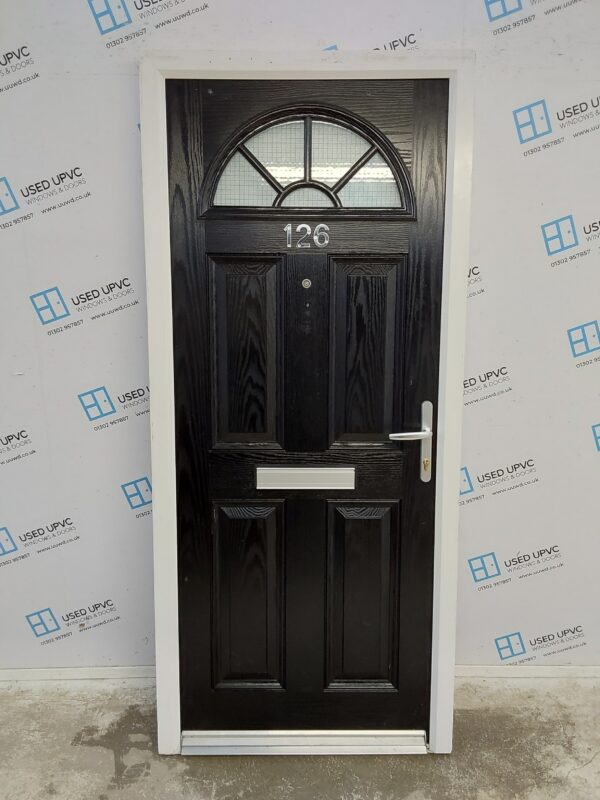 Used Black Composite Front Door 895mm x 2020mm 0247