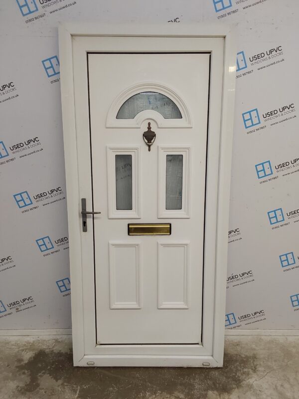 Used White Upvc Front Door 955mm x 2030mm 0183