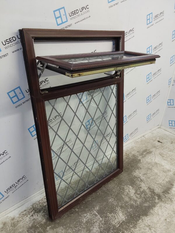 Used Woodgrain Upvc Window 915mm x 1440mm LW0100 - Image 3