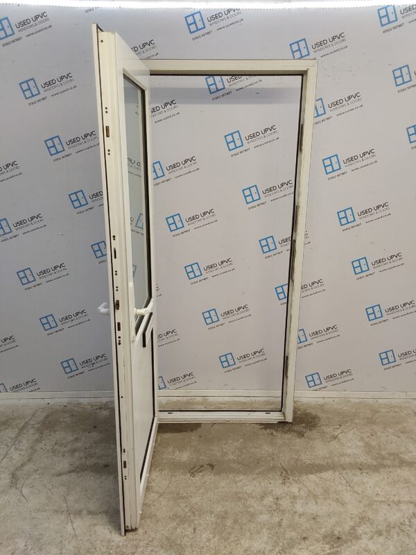 Used White Upvc Front Door 900mm x 2020mm 0263 - Image 3