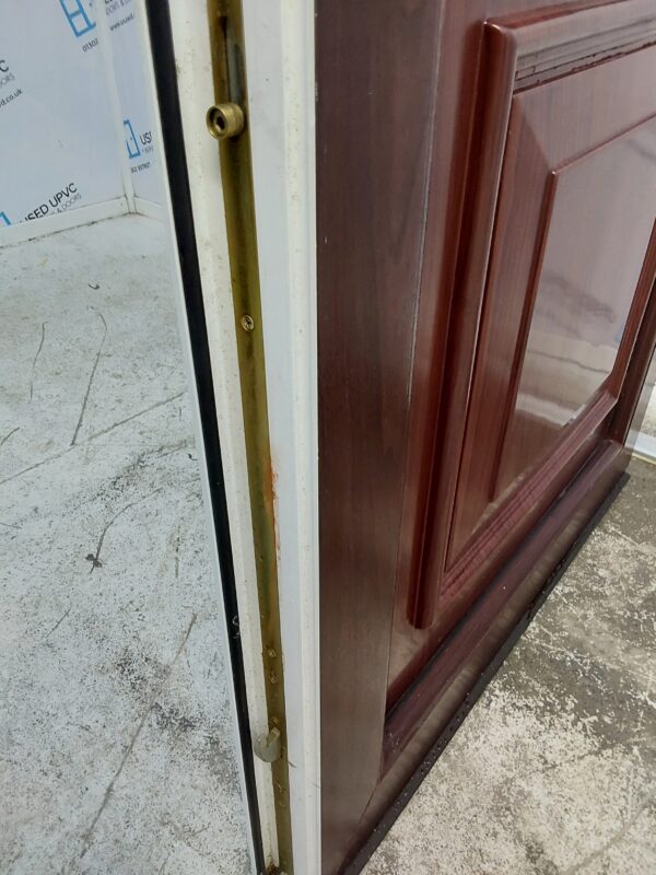 Used Rosewood Upvc Front Door 920mm x 2010mm (Reduce To 880mm) 0263 - Image 6