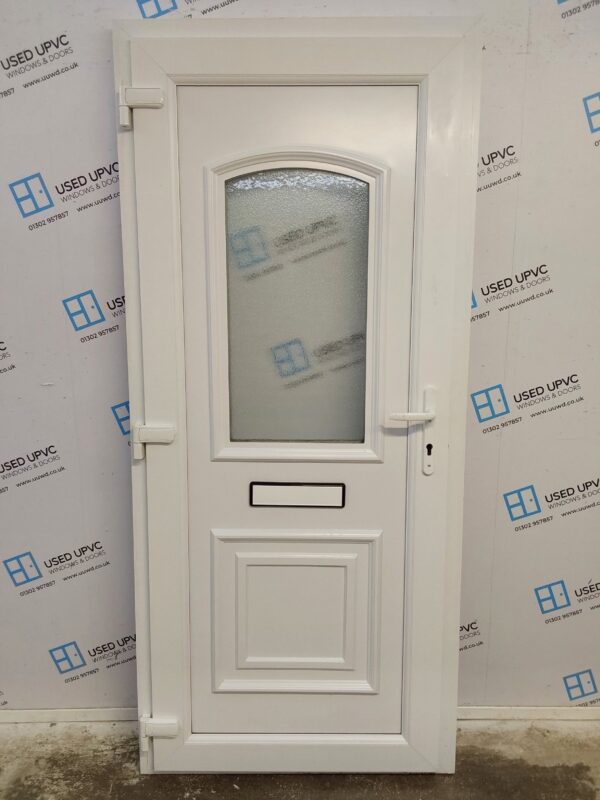 Used White Upvc Front Door 915mm x 2045mm C7D062 - Image 2