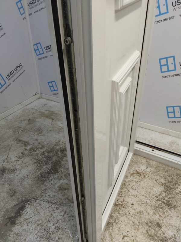 Used White Upvc Back Door (Outwards Opening) 710mm x 2035mm 0806 - Image 10