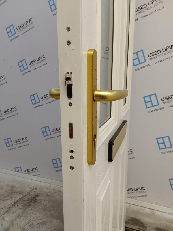 Used White Composite Front Door 880mm x 2010mm 0790 - Image 5