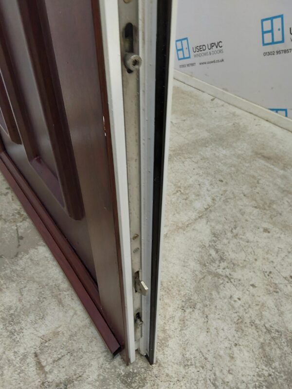 Used Rosewood Upvc Front Door 900mm x 2020mm 0690 - Image 6