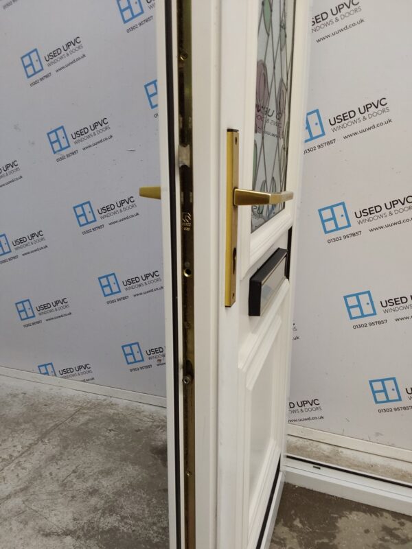 Used White Upvc Front Door 920mm x 2065mm (Reduce To 905mm) 0356 - Image 5