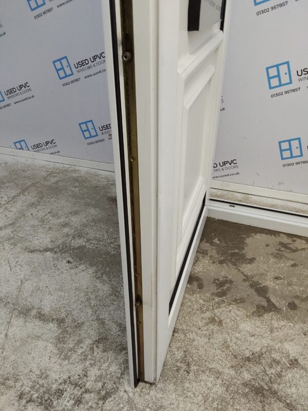 Used White Upvc Front Door 920mm x 2065mm (Reduce To 905mm) 0356 - Image 6