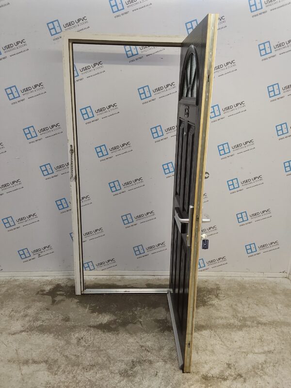 Used Black Composite Front Door 895mm x 2020mm 0247 - Image 3