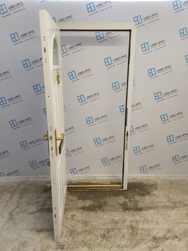 Used White Composite Front Door 900mm x 2040mm (Reduce To 2025mm) 0225 - Image 3