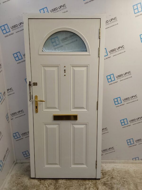 Used White Composite Front Door 910mm x 2030mm 0005 - Image 2