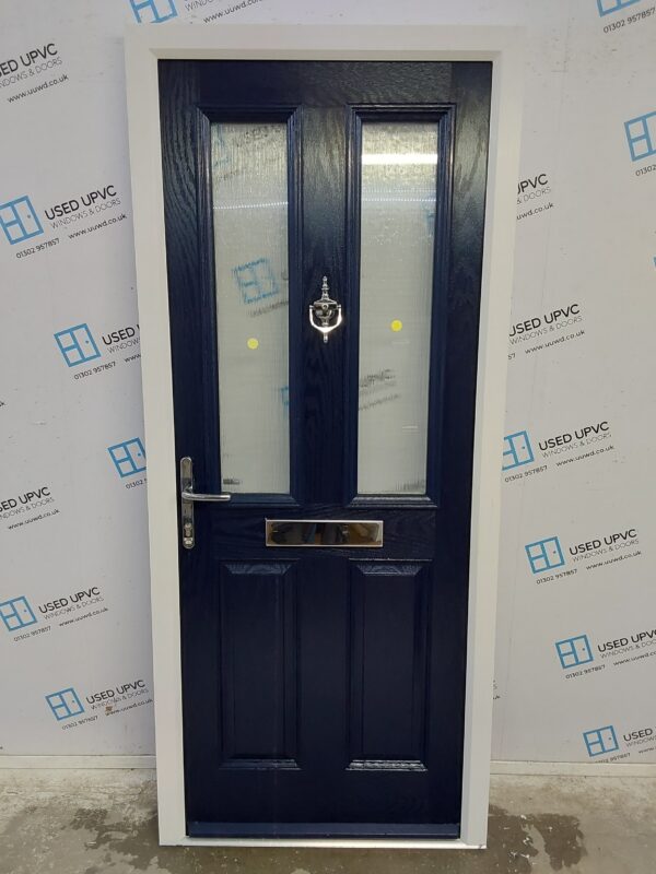 Brand New Blue Composite Front Door 890mm x 2060mm C1ND90