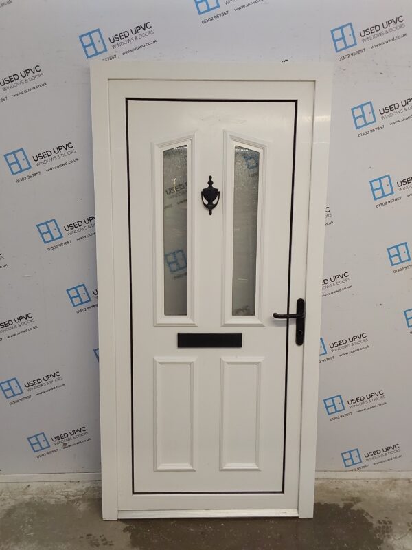 Used White Upvc Front Door 995mm x 2045mm C8D40