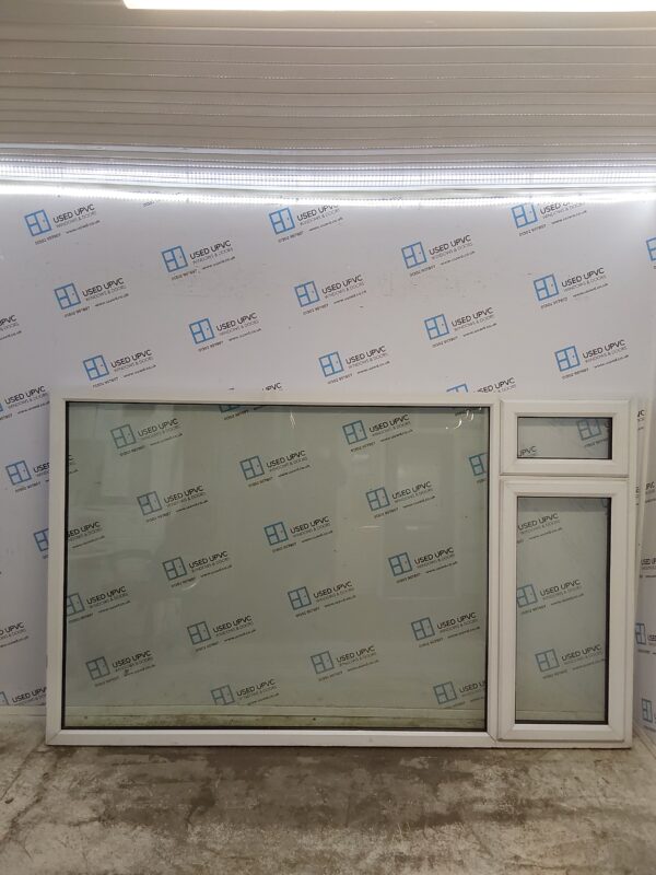 Used White Upvc Window 2565mm x 1560mm LW0046