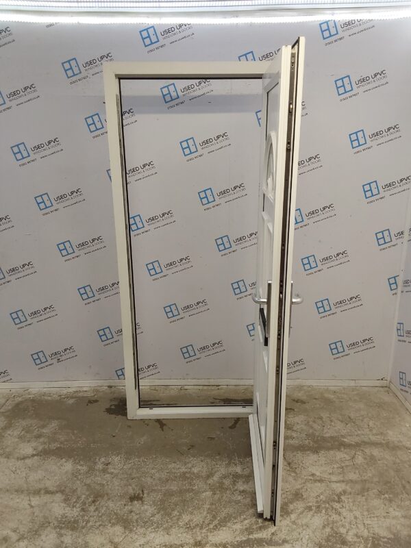 Used White Upvc Front Door 910mm x 2060mm (Reduce To 885mm) 0607 - Image 3