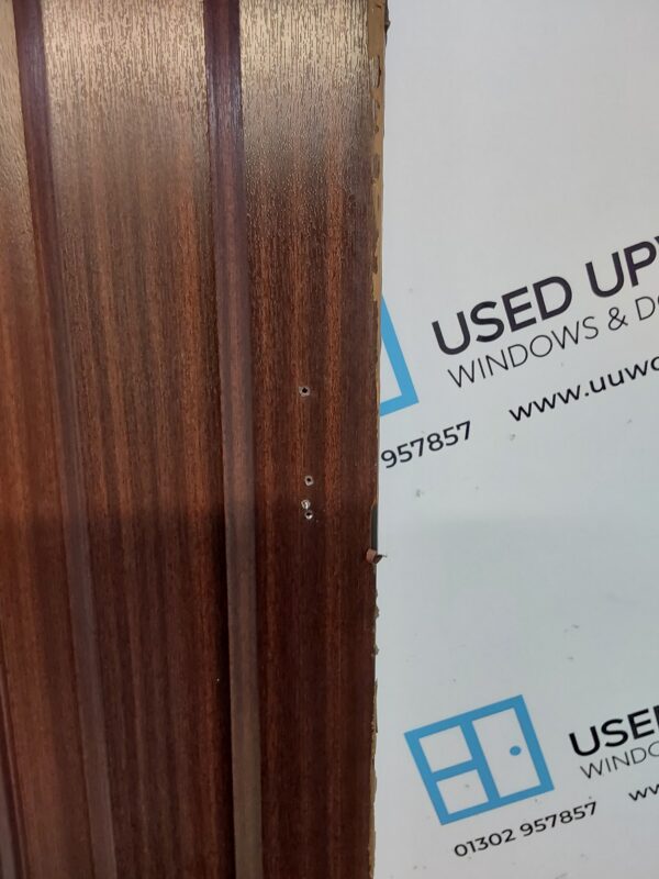 Used Woodgrain Upvc Front Door 890mm x 2090mm (Reduce To 860mm) C6059 - Image 12