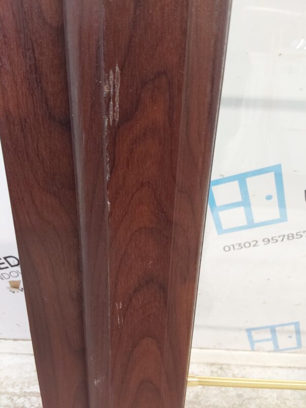 Used Rosewood Upvc Window 615mm x 1040mm C3074 - Image 7