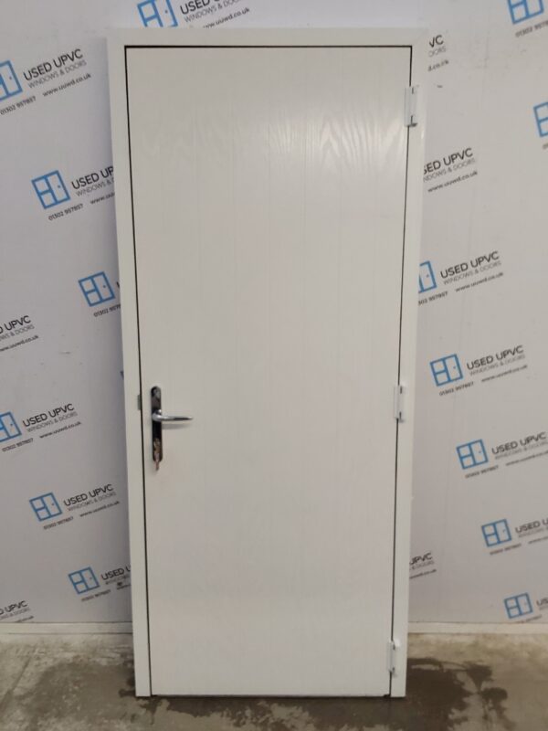 Ex-display White Composite Door 900mm x 2075mm C1ND82 - Image 2