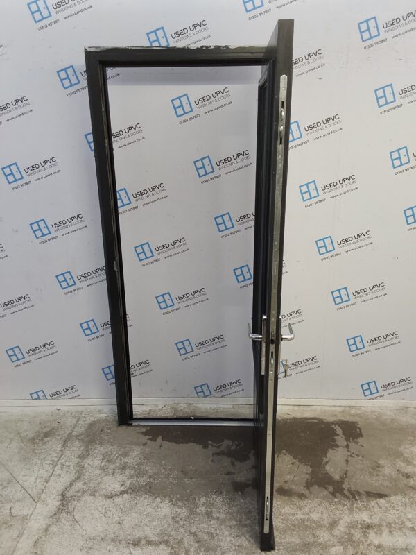 Used Anthracite Grey Composite Door (Outwards Opening) 910mm x 2040mm 0622 - Image 3