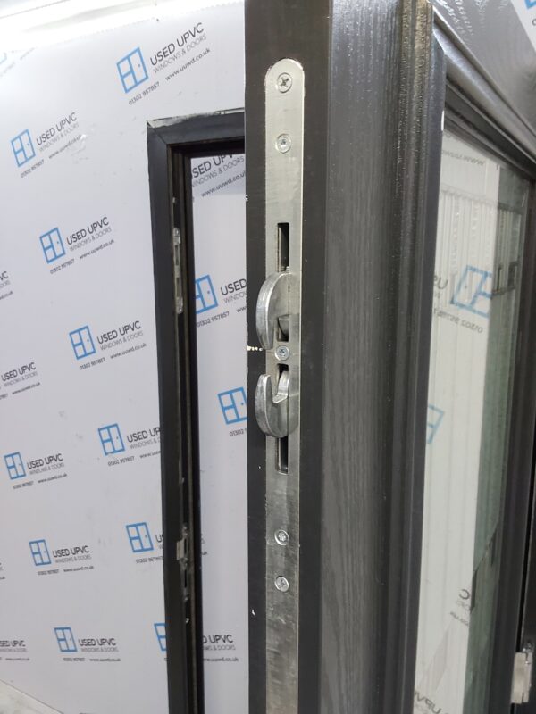 Used Anthracite Grey Composite Door (Outwards Opening) 910mm x 2040mm 0622 - Image 9