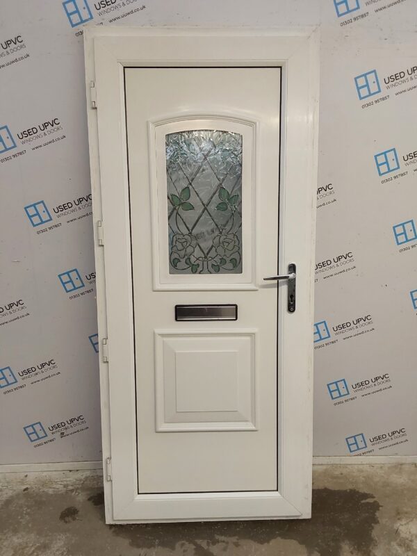 Used White Upvc Front Door 915mm x 2070mm C7D051 - Image 2