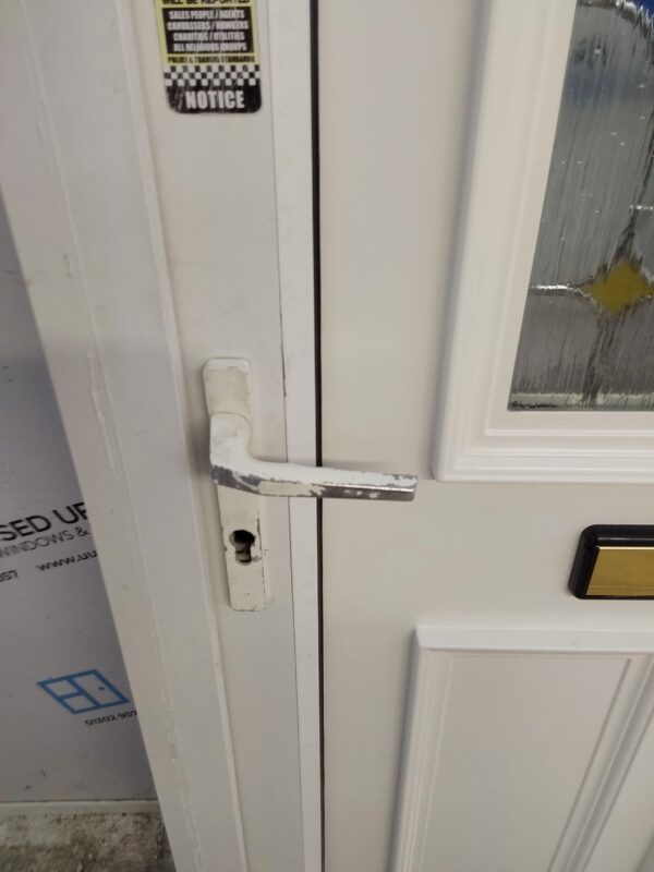 Used White Upvc Front Door 945mm x 2070mm 0823 - Image 16