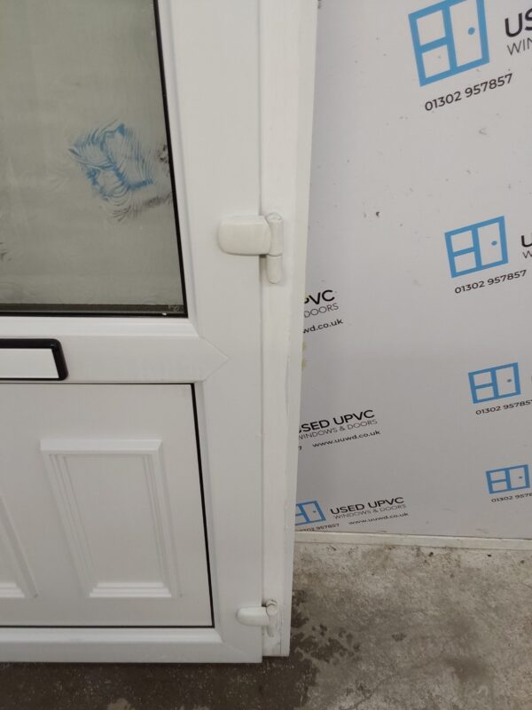 Used White Upvc Front Door 945mm x 2065mm (Reduce To 925mm) C7D072 - Image 11