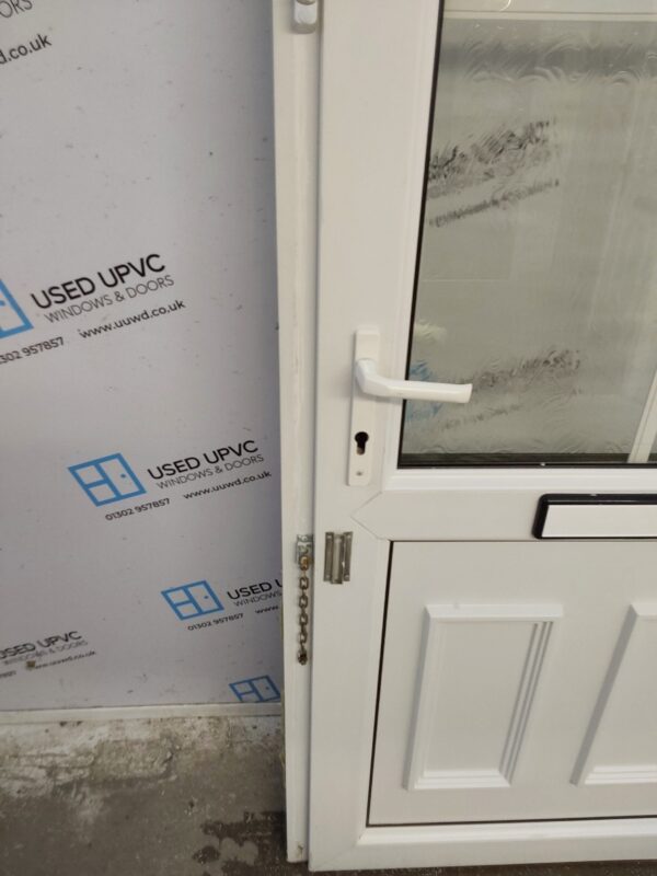 Used White Upvc Front Door 945mm x 2065mm (Reduce To 925mm) C7D072 - Image 12