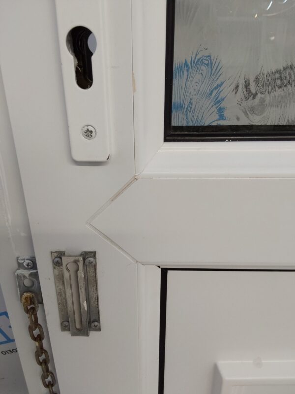 Used White Upvc Front Door 945mm x 2065mm (Reduce To 925mm) C7D072 - Image 13