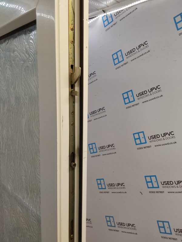 Used White Upvc Front Door 945mm x 2065mm (Reduce To 925mm) C7D072 - Image 4