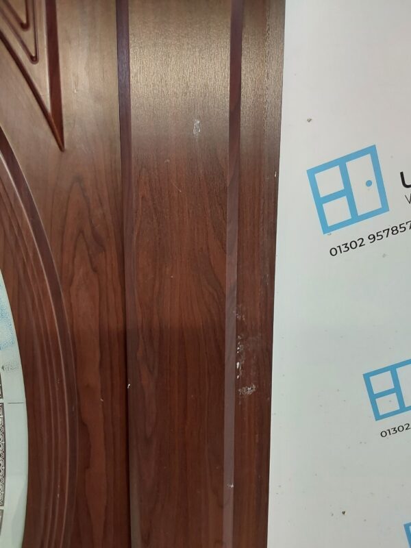 Used Rosewood Upvc Front Door (Outwards Opening) 925mm x 2045mm C8D16 - Image 9