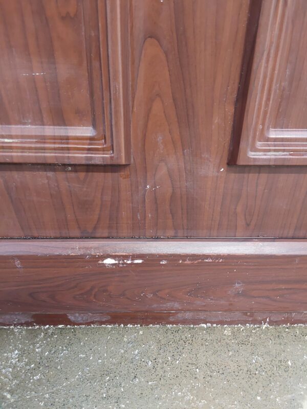 Used Rosewood Upvc Front Door (Outwards Opening) 925mm x 2045mm C8D16 - Image 13