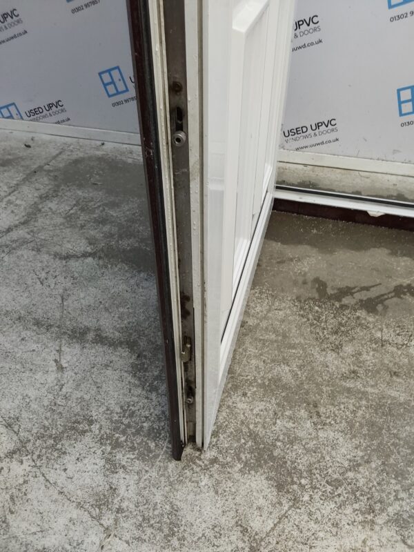 Used Rosewood Upvc Front Door (Outwards Opening) 925mm x 2045mm C8D16 - Image 5