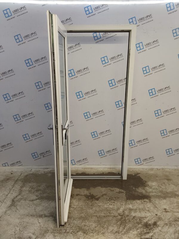 Used White Upvc Front Door 900mm x 2040mm C8D23 - Image 3