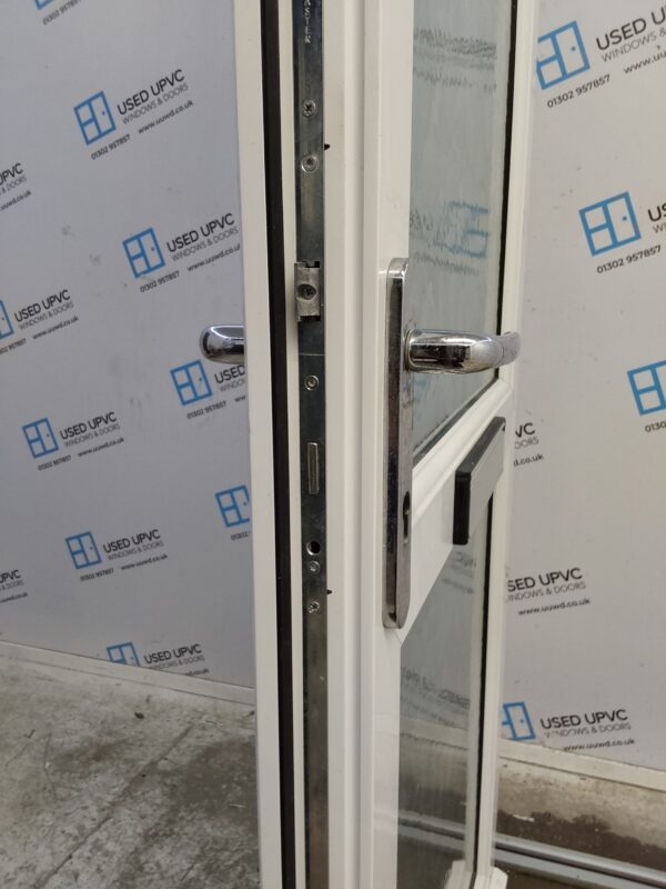 Used White Upvc Front Door 900mm x 2040mm C8D23 - Image 5