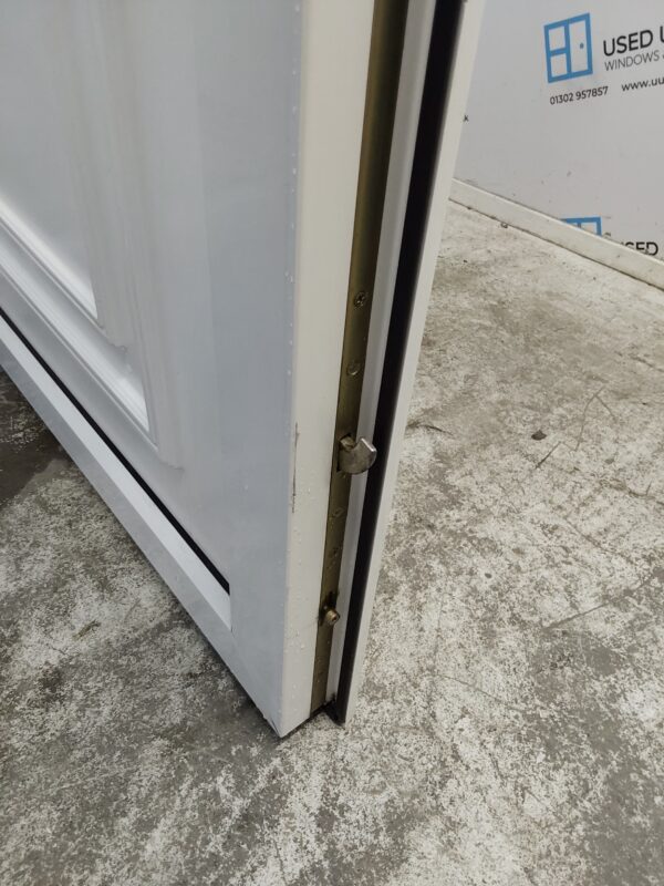 Used White Upvc Front Door With Side Panels And Toplight 1390mm x 2245mm DS009 - Image 6