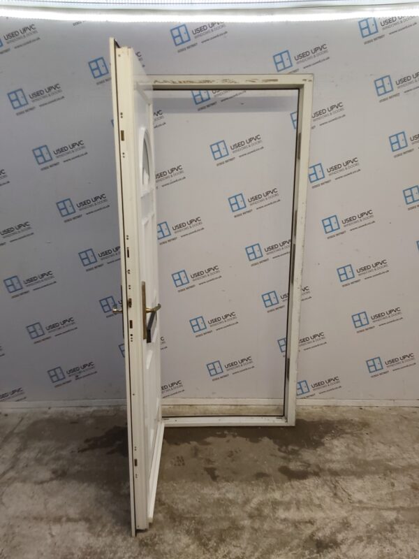 Used White Upvc Front Door 910mm x 2015mm 0115 - Image 3